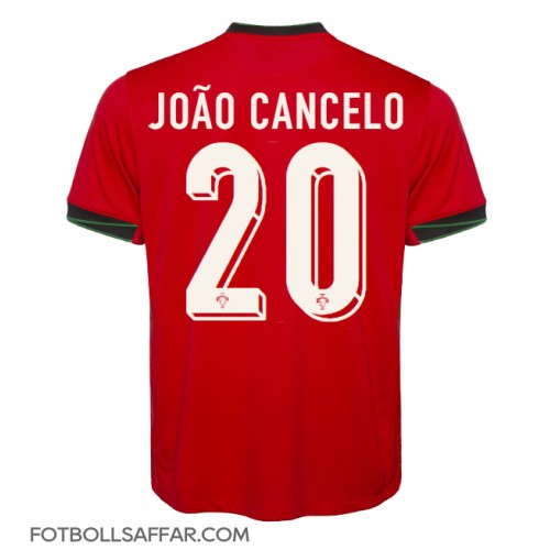 Portugal Joao Cancelo #20 Hemmatröja EM 2024 Kortärmad